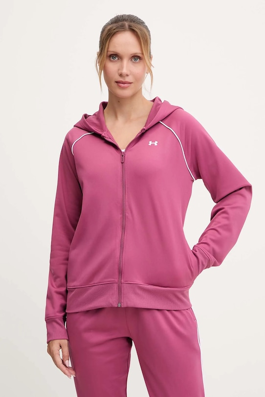 Under Armour melegítő szett Rival 6001966 burgundia AW25