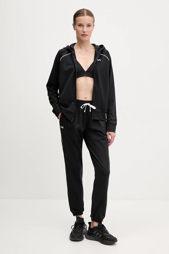 Tepláková súprava Under Armour Rival pletenina čierna 6001966
