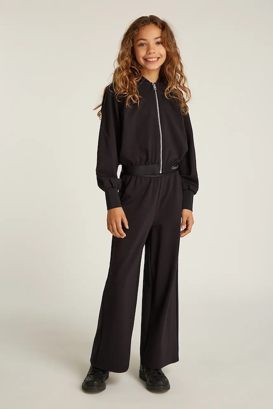Calvin Klein Jeans gyerek együttes sima fekete IG0IG02817.PPYA