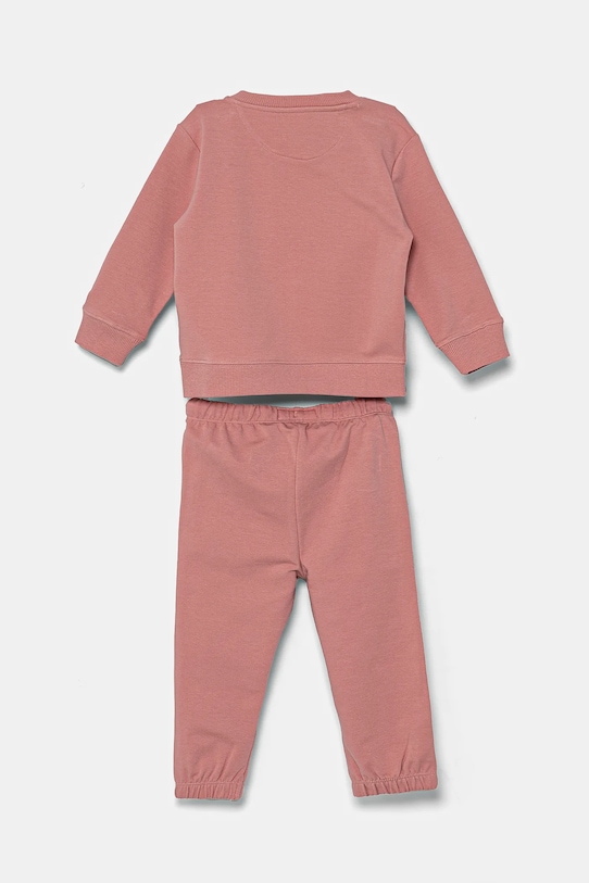 Calvin Klein Jeans dres bawełniany niemowlęcy IN0IN00288.G.PPYA różowy SS25