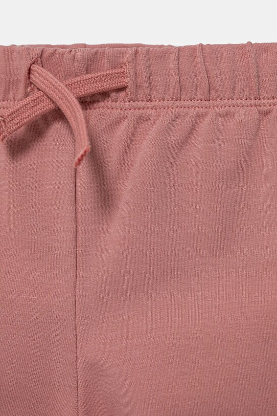 Fete Calvin Klein Jeans trening din bumbac pentru bebeluși IN0IN00288.G.PPYA roz