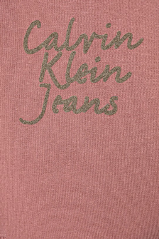 Calvin Klein Jeans dres bawełniany niemowlęcy różowy IN0IN00288.G.PPYA