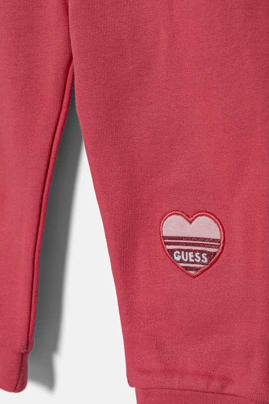 Guess dres bawełniany niemowlęcy różowy A5RG03.KA6R4.PPYA