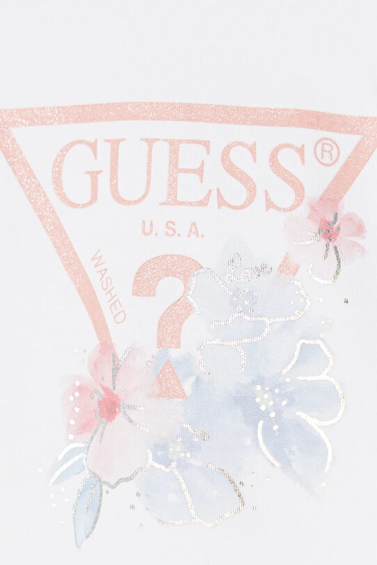 Детский хлопковый комплект Guess белый A5RG10.KA6W4.PPYA