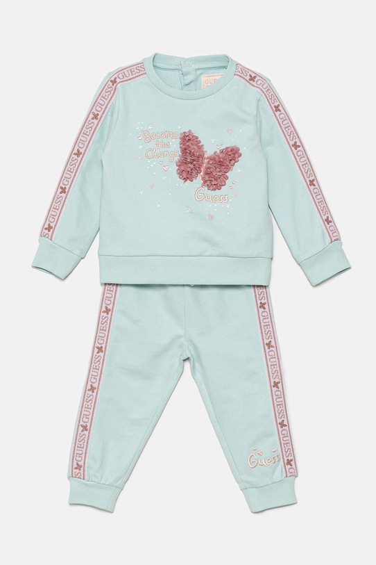 Trenirka za bebe Guess pletivo tirkizna A5RG19.KA6R4.PPYA