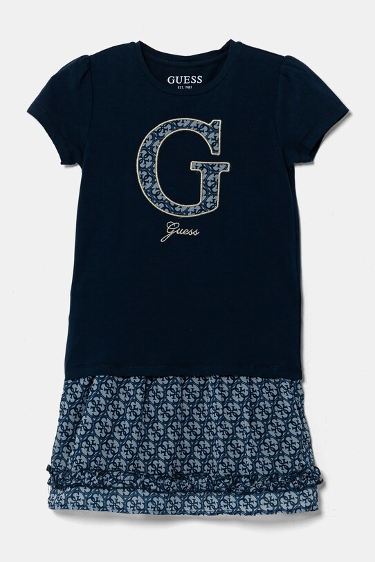 Детский комплект Guess аппликация тёмно-синий K5RG03.K6YW0.PPYA