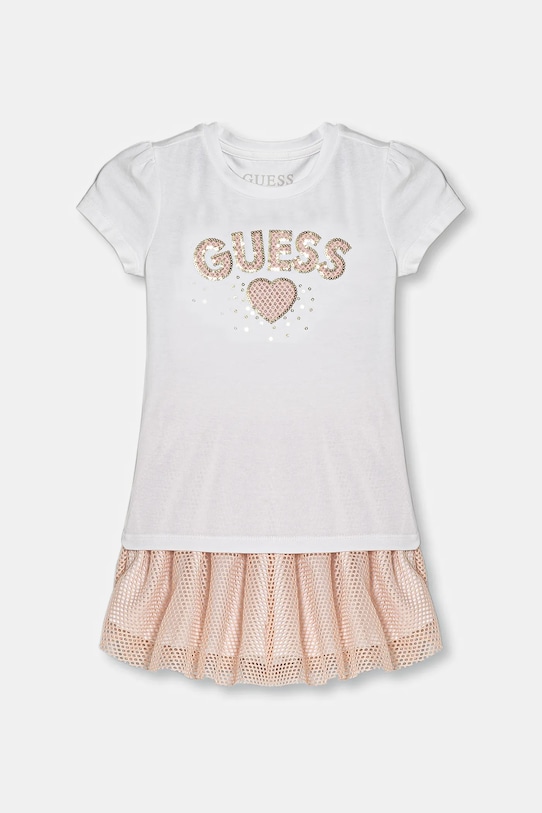 Guess compleu copii tricotaj alb K5RG06.K6YW0.PPYA