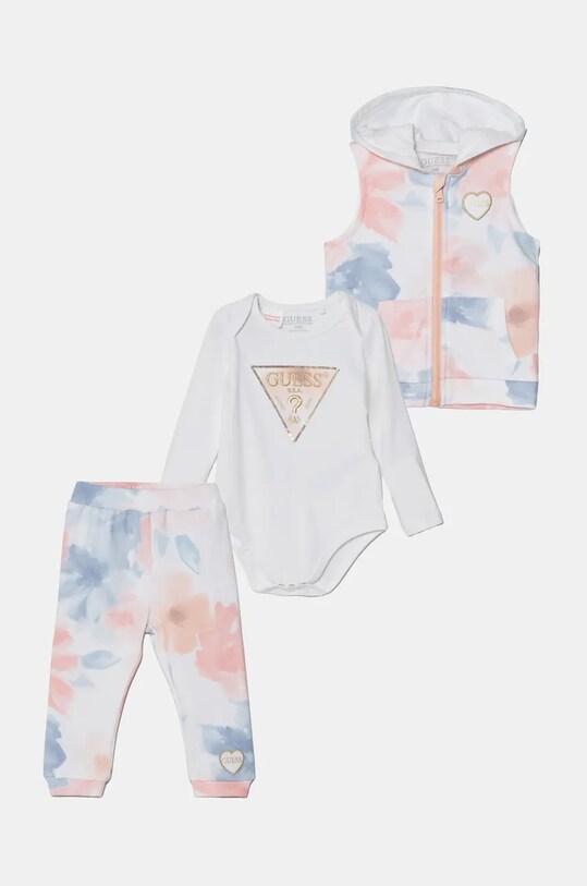 Sada pre bábätká Guess nášivka modrá S5RG09.KA6W4.PPYA