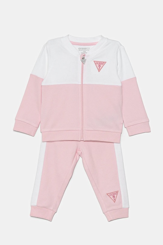 Guess dres niemowlęcy H5RW02.KA6W0.G.PPYA różowy SS25