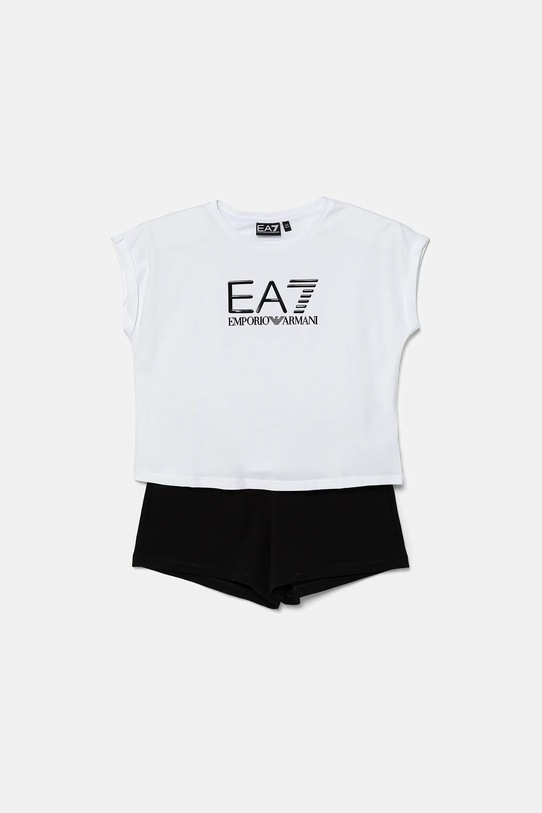 EA7 Emporio Armani komplet dziecięcy aplikacja biały 7G000070.AF12503