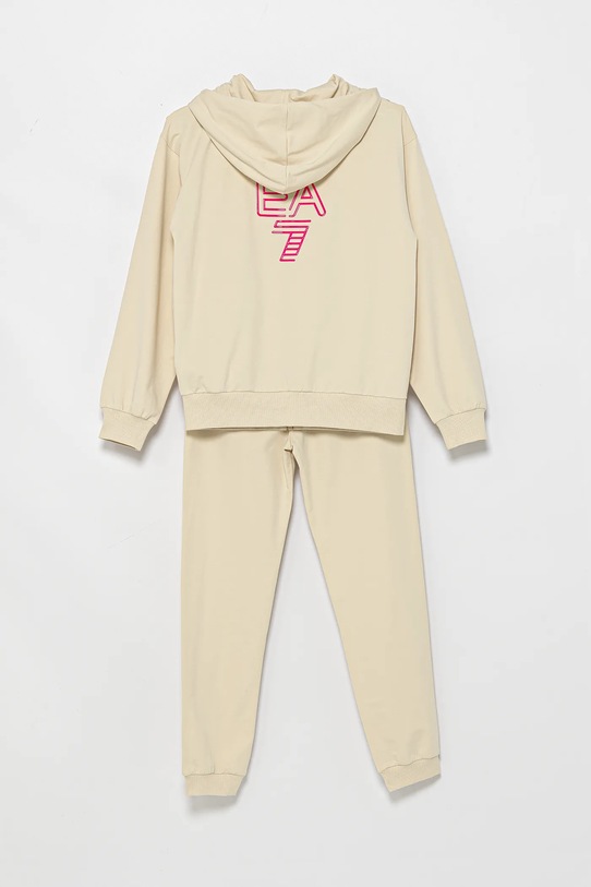 EA7 Emporio Armani dres dziecięcy 7G000048.AF13135 beżowy SS25