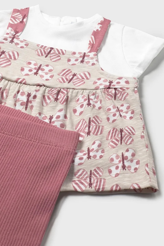 BIMBA Mayoral completo in cotone neonato/a 1229.4D.Baby.PPYA rosa
