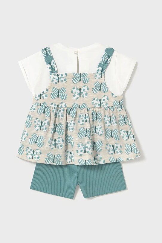Mayoral completo in cotone neonato/a 1229.4D.Baby.PPYA turchese SS25