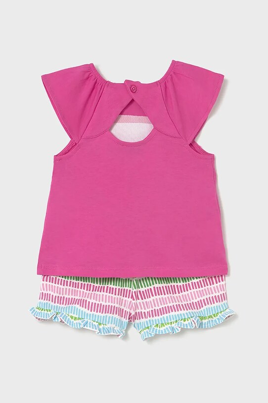 Mayoral set de bumbac pentru bebelusi 1233.4L.Baby.PPYA roz SS25