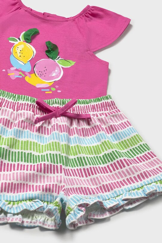 Fete Mayoral set de bumbac pentru bebelusi 1233.4L.Baby.PPYA roz