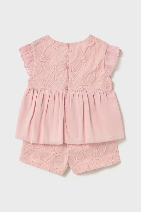 Mayoral komplet dziecięcy 1261.4A.Baby.PPYA różowy SS25