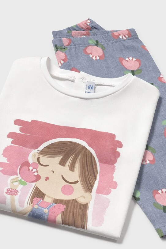 Dziewczynka Mayoral komplet dziecięcy 1739.4J.Baby.PPYA niebieski