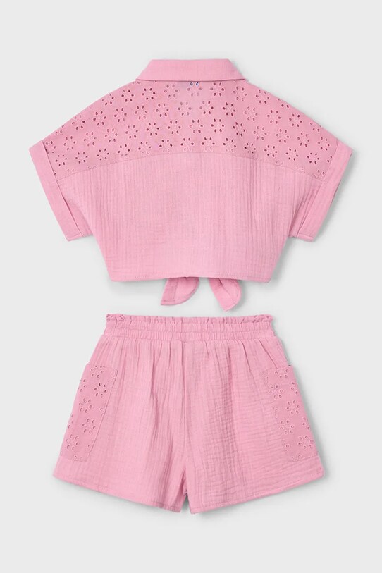 Fete Mayoral set de bumbac pentru copii 3210.6K.Mini.PPYA roz