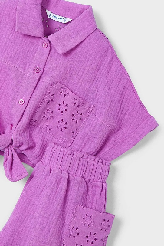 Detská bavlnená súprava Mayoral ružová 3210.6K.Mini.PPYA