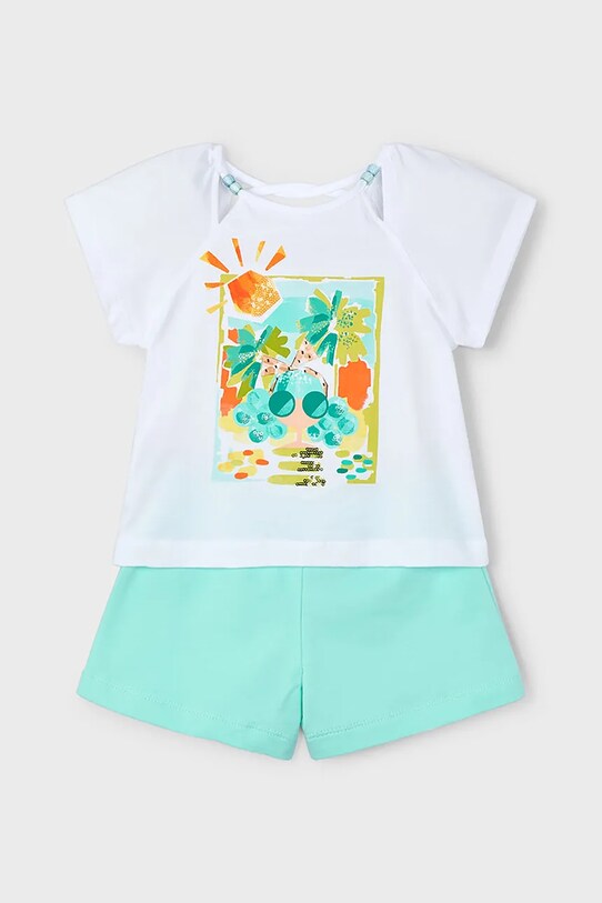 Mayoral set di lana bambino/a maglia turchese 3213.6N.Mini.PPYA