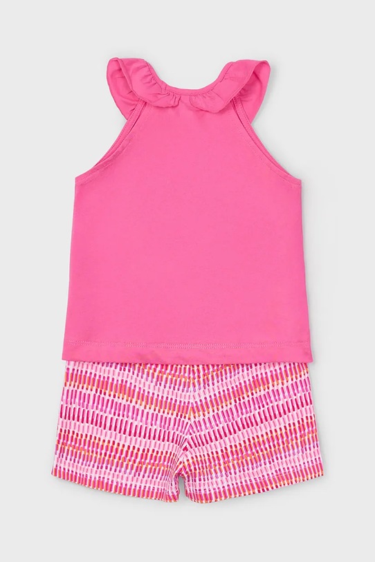 Detská bavlnená súprava Mayoral 3214.6P.Mini.PPYA ružová SS25