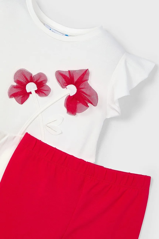Dziewczynka Mayoral komplet bawełniany dziecięcy 3704.6A.Mini.PPYA czerwony