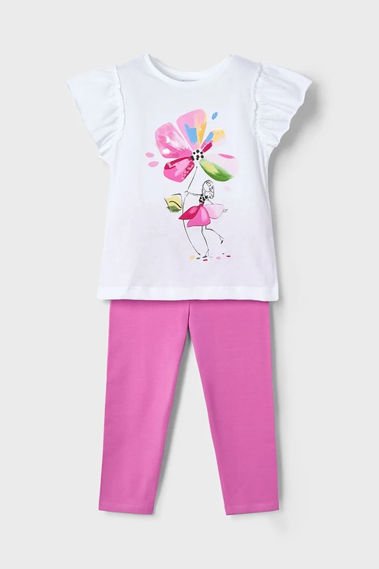 Mayoral set de bumbac pentru copii bumbac violet 3705.6D.Mini.PPYA