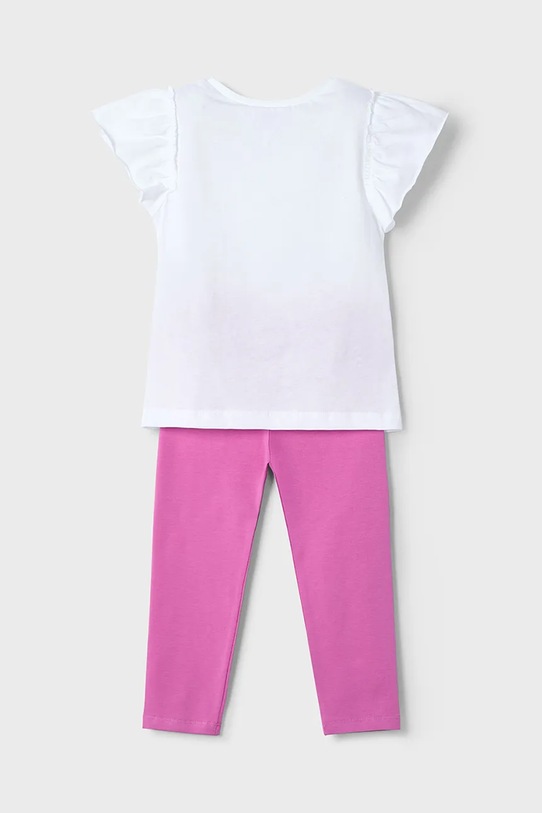 Mayoral set de bumbac pentru copii 3705.6D.Mini.PPYA violet SS25