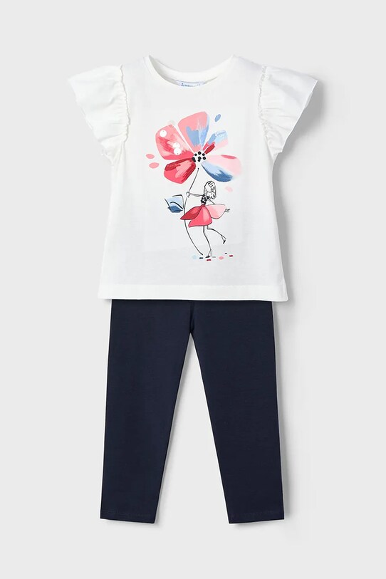 Otroški bombažen komplet Mayoral Pletenina mornarsko modra 3705.6D.Mini.PPYA