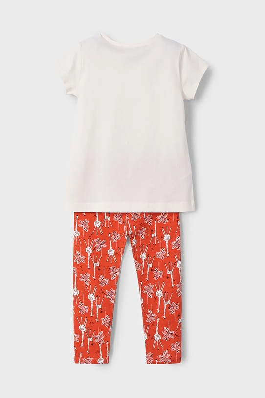 Fete Mayoral set de bumbac pentru copii 3713.6R.Mini.PPYA rosu