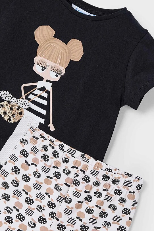 Pamučna dječja trenirka Mayoral smeđa 3713.6R.Mini.PPYA