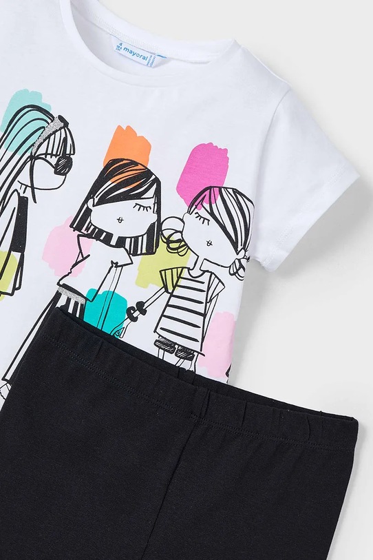 Dziewczynka Mayoral komplet bawełniany dziecięcy 3713.6R.Mini.PPYA szary