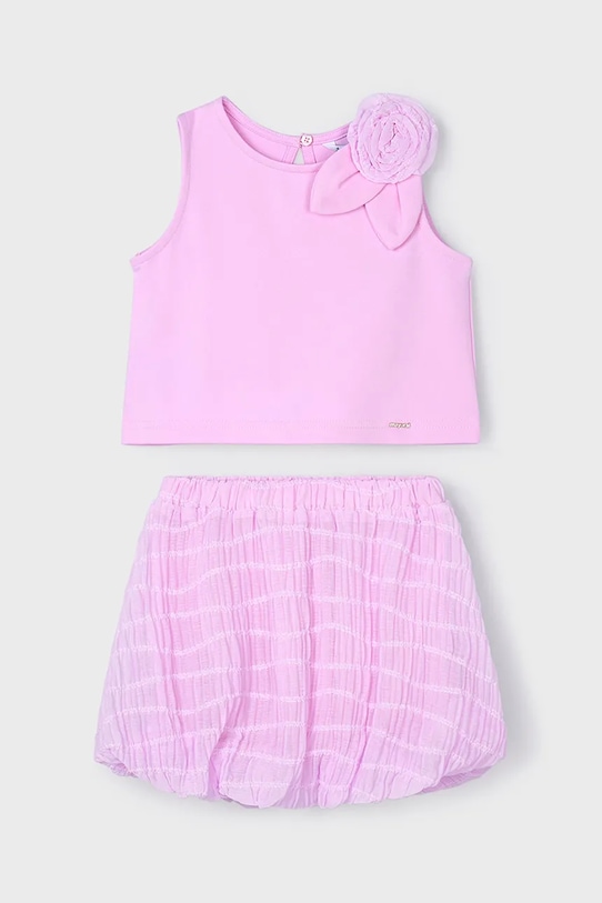 Mayoral komplet dziecięcy z elastanem różowy 3966.6B.Mini.PPYA