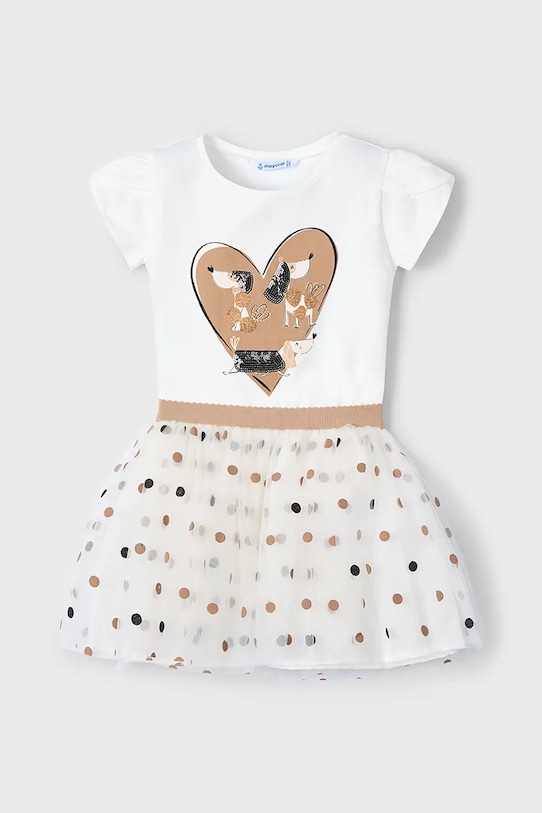 Detská súprava Mayoral látka hnedá 3946.6J.Mini.PPYA