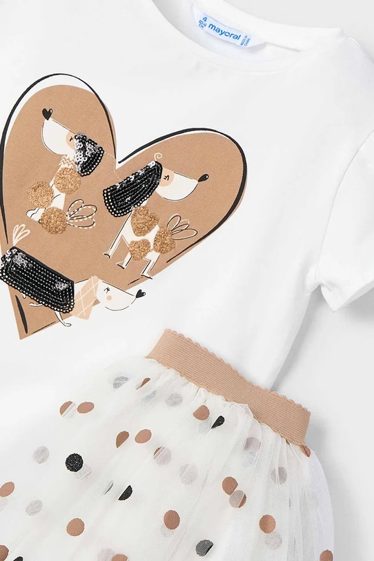 Dievča Detská súprava Mayoral 3946.6J.Mini.PPYA hnedá