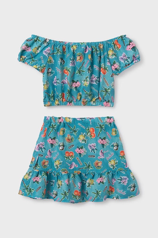 Девочка Детский комплект Mayoral 6989.8J.Junior.PPYA бирюзовый