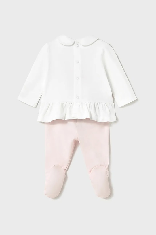 Pamučni komplet za bebe Mayoral Newborn 1586.2D.Newborn.PPYH roza SS25