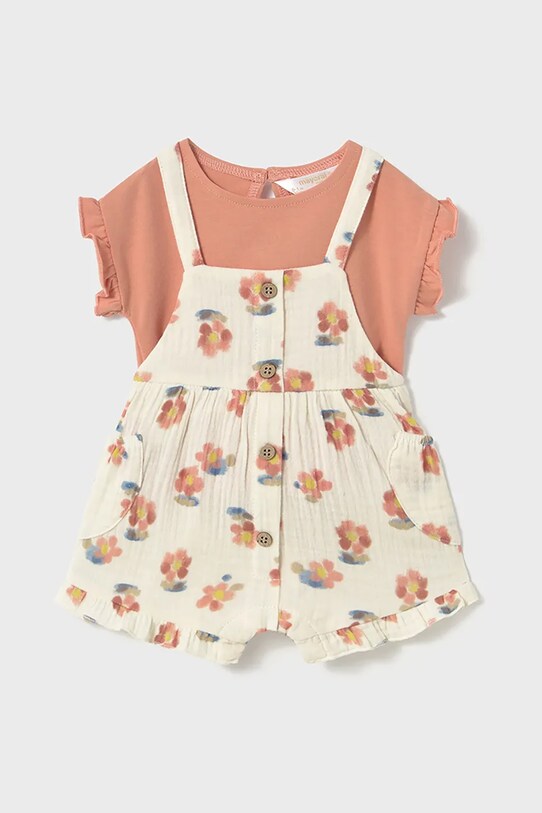 Mayoral Newborn compleu bebe bumbac portocaliu 1662.2E.Newborn.PPYH