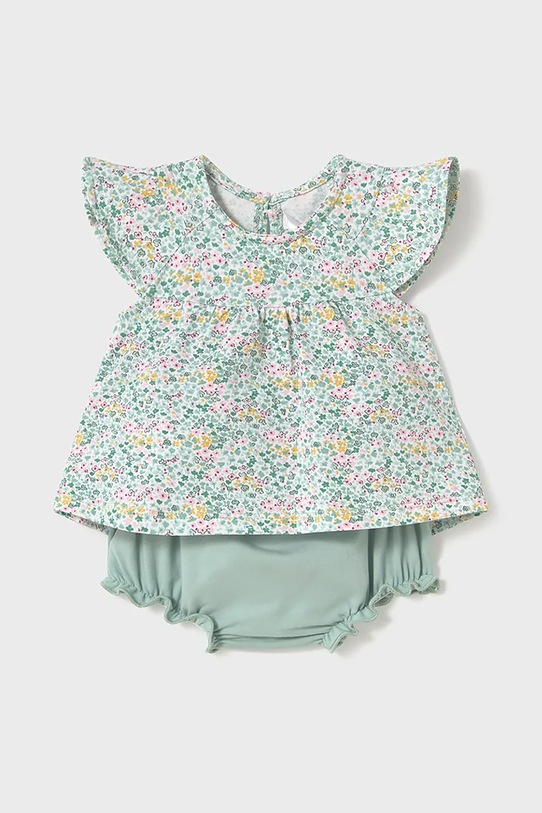 Mayoral Newborn komplet niemowlęcy 2-pack 1663.2C.Newborn.PPYH turkusowy SS25