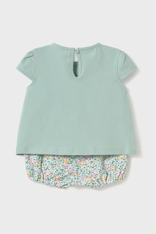 Dziewczynka Mayoral Newborn komplet niemowlęcy 2-pack 1663.2C.Newborn.PPYH turkusowy