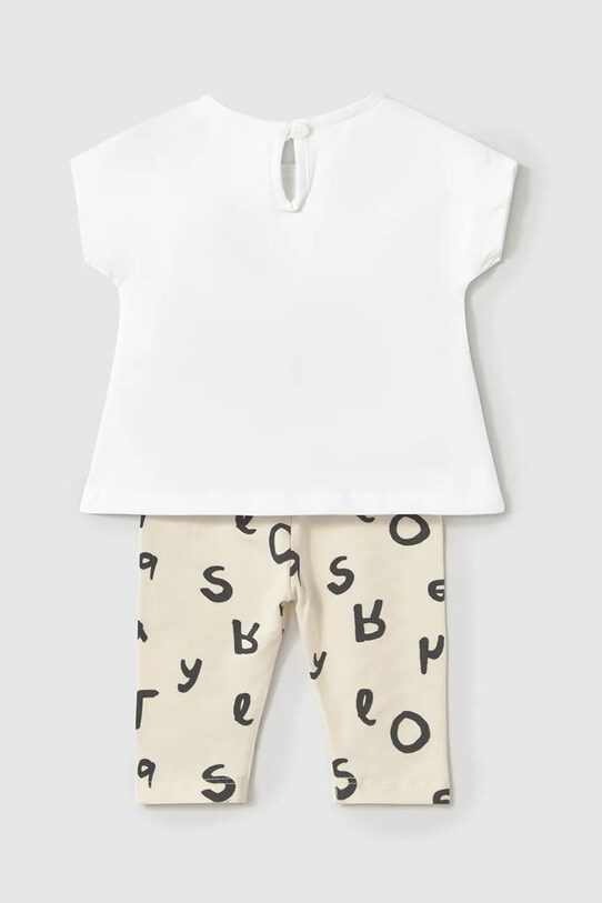 Mayoral Newborn set de bumbac pentru bebelusi 1762.2N.Newborn.PPYH bej SS25