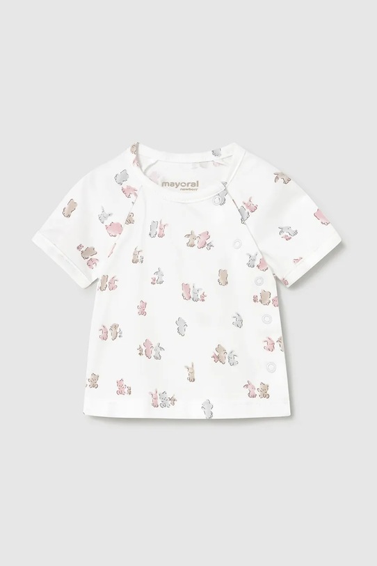 Mayoral Newborn komplet bawełniany niemowlęcy 1877.G.1A.Newborn.PPYH różowy SS25