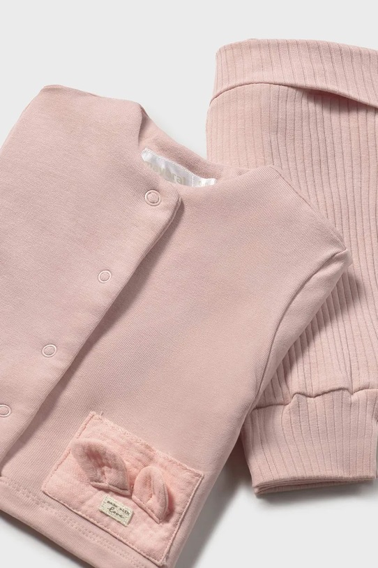 Mayoral Newborn komplet bawełniany niemowlęcy różowy 1877.G.1A.Newborn.PPYH