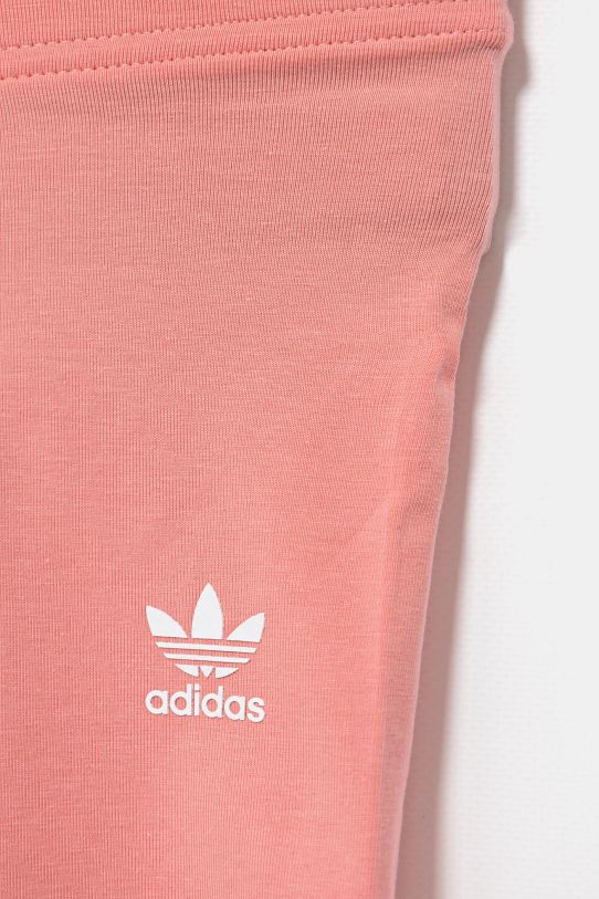 Detská bavlnená súprava adidas Originals JD1994 ružová