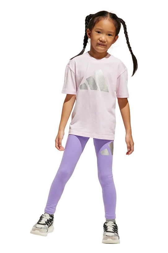 Детский комплект adidas трикотаж розовый JC7523