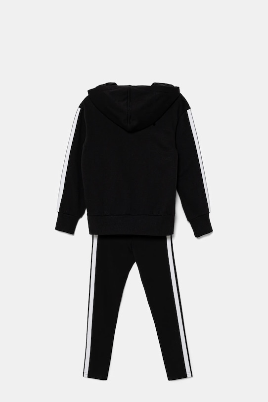 Dievča Detská tepláková súprava adidas SPORTY STREET JI6218 čierna