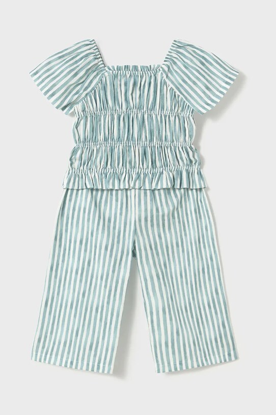 Mayoral set de bumbac pentru copii 1573.4D.Baby.PPYH verde SS25