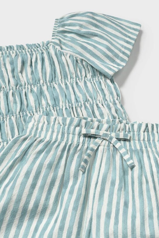 Mayoral komplet bawełniany dziecięcy zielony 1573.4D.Baby.PPYH