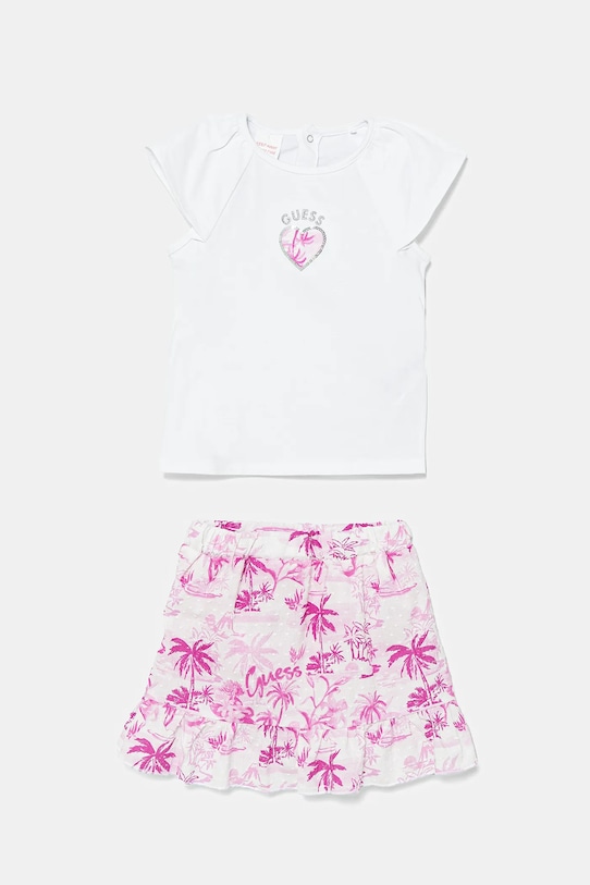 Guess compleu bebe cu modele alb A5GG18.K6YW4.PPYA