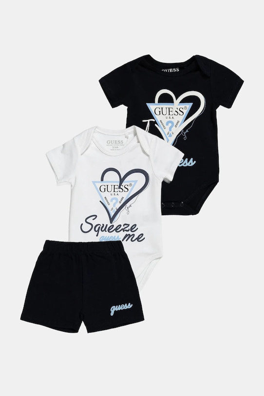 Guess komplet niemowlęcy dzianina granatowy H5GW04.K6YW1.PPYA
